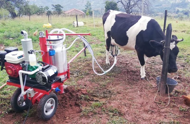 Equipo de ordeño Zan Car de la línea Economic de deOrdeño